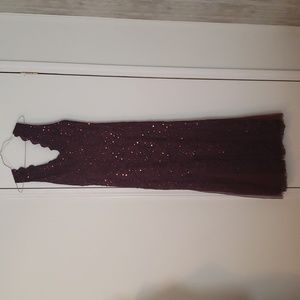 Candalite Burgundy Dress Size Medium  NWOT